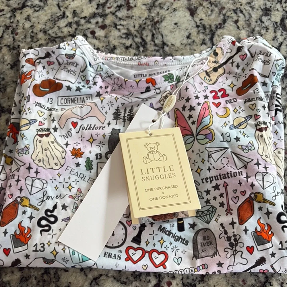 Little Snuggles Taylor Swift PJ Set - Picture 2 of 15